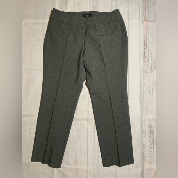Talbots Pants - NWT Talbots Signature ankle Gray Dress Pants. Petites. Size 14WP.
